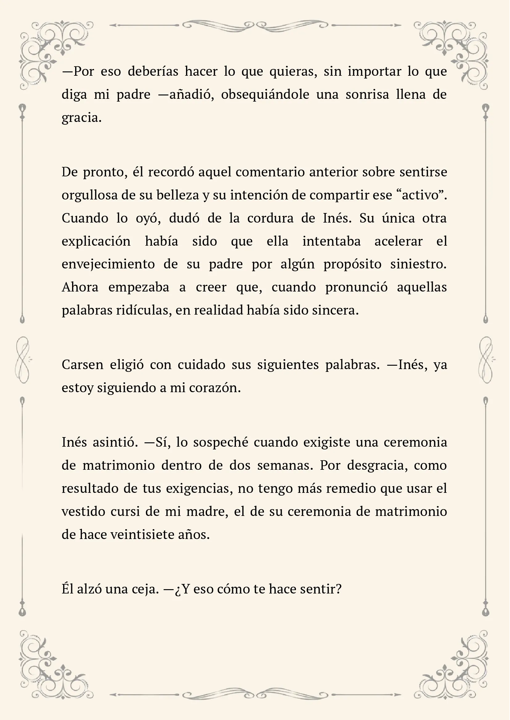 2 El anillo roto: Este matrimonio fracasará de todos modos