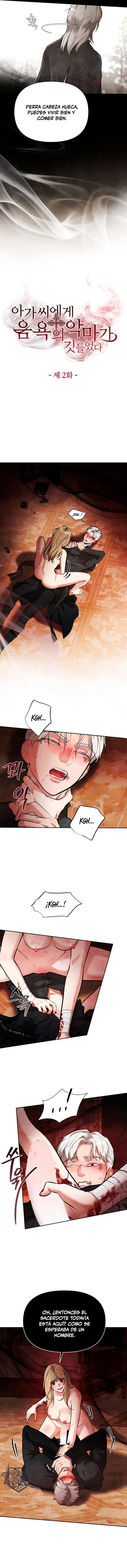 1 La joven está poseída por el demonio de la lujuria