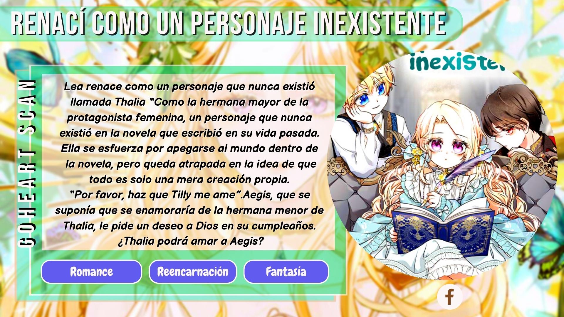 1 Renacida en un personaje que nunca existio