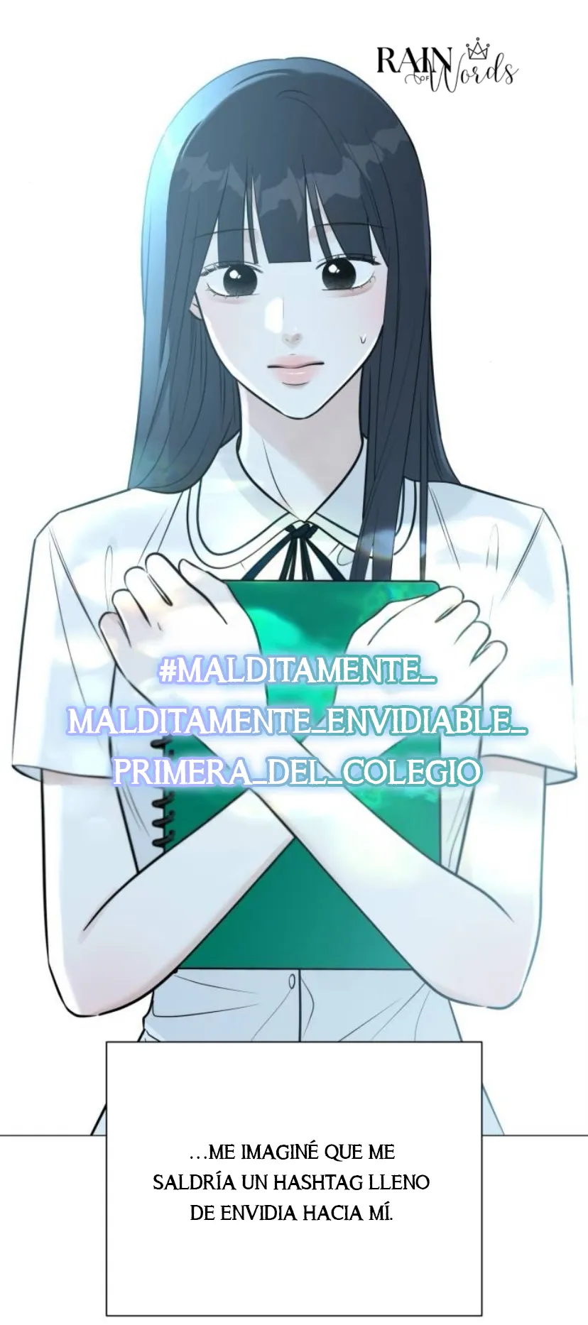 9 El hashtag es: El primer amor.