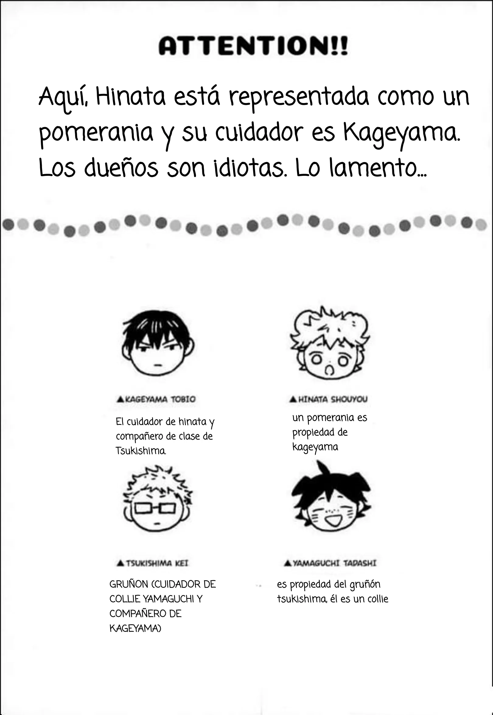 3 ¡¡Haikyu!! -¡Oye, Kageyama! (Doujinshi)