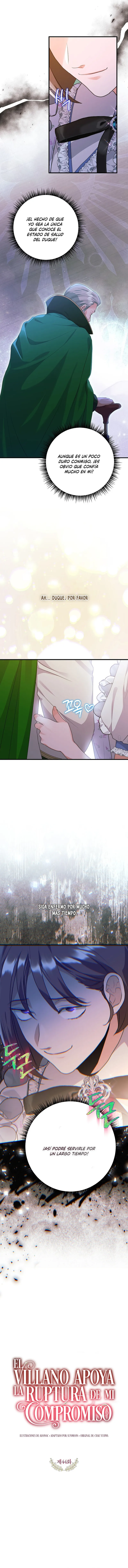 3 El villano apoya la ruptura de mi compromiso