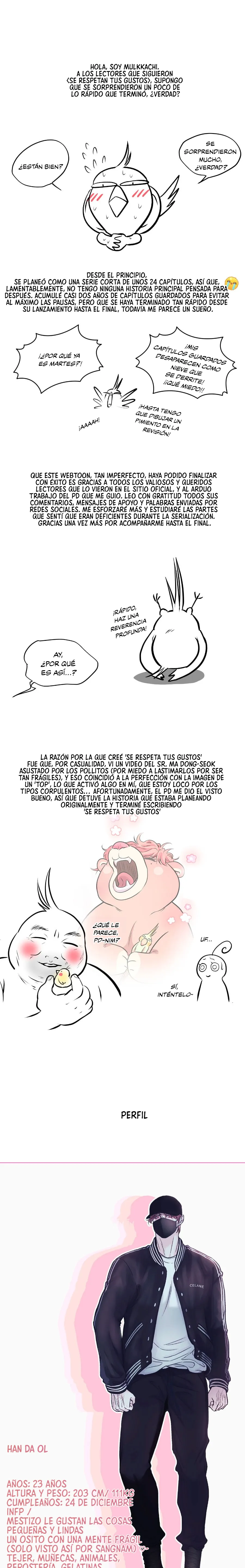 1 Se respeta tu gusto