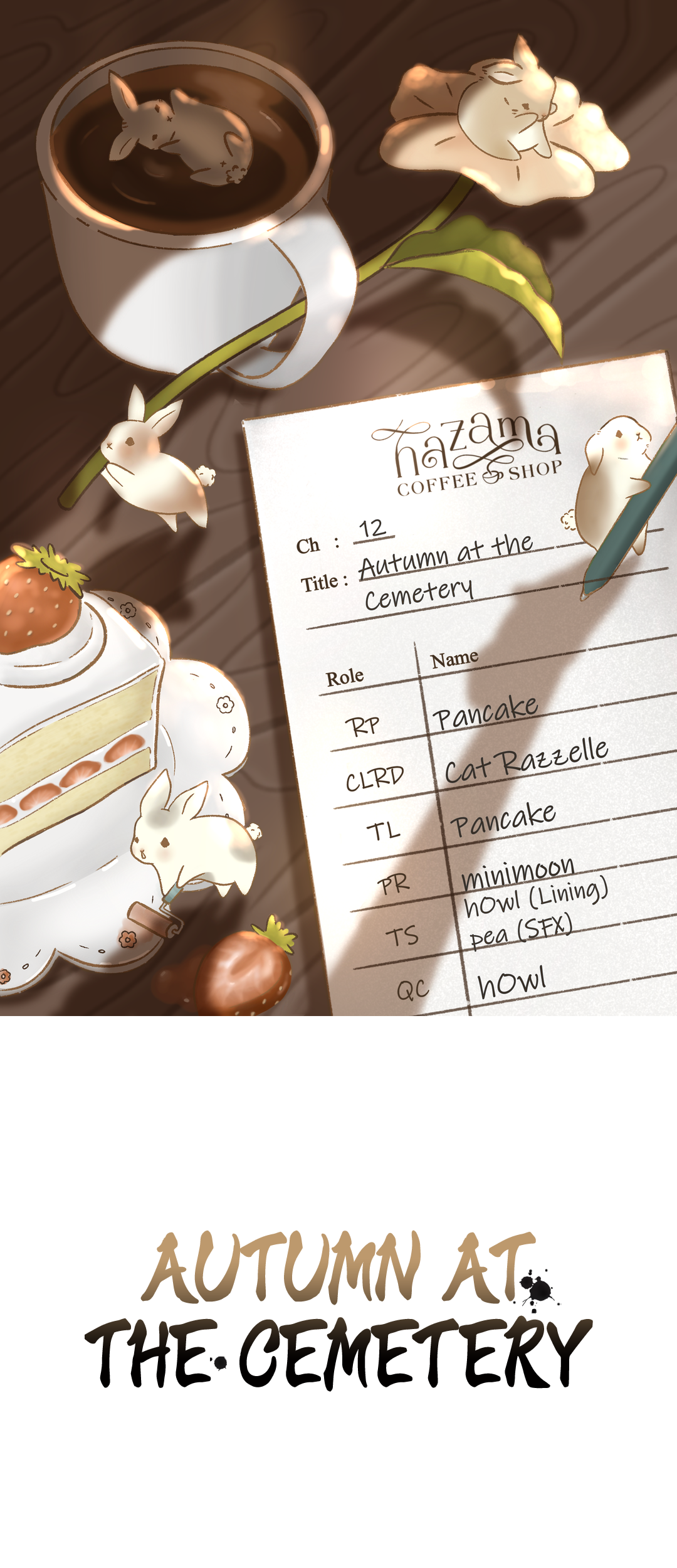 0 otoño en el cementerio