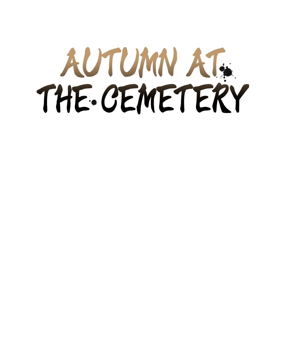 0 otoño en el cementerio