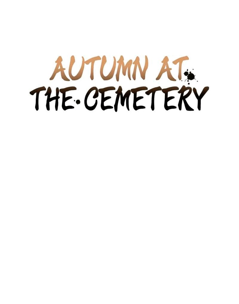 0 otoño en el cementerio