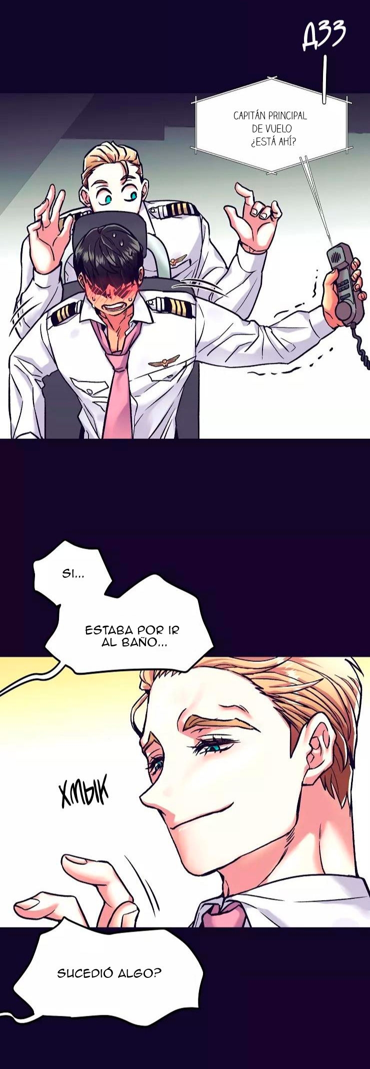 18 En la cabina