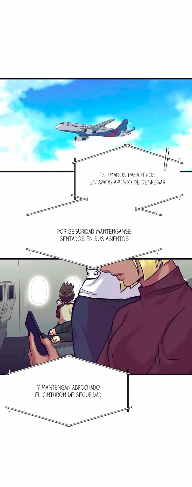 18 En la cabina