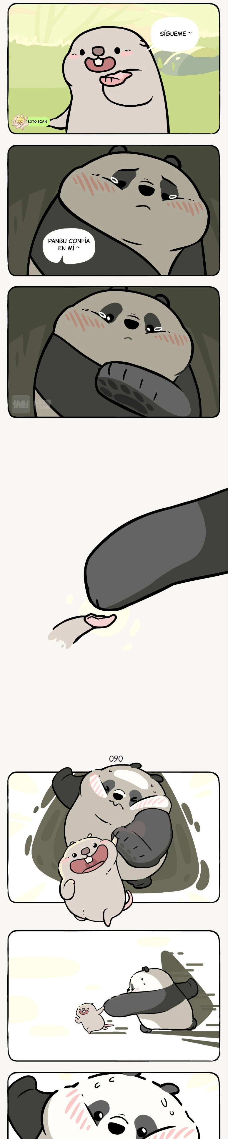 4 compañeros de bambu