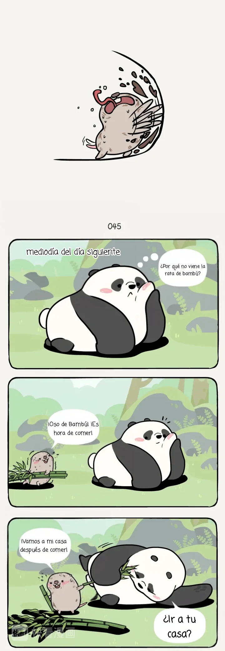 4 compañeros de bambu