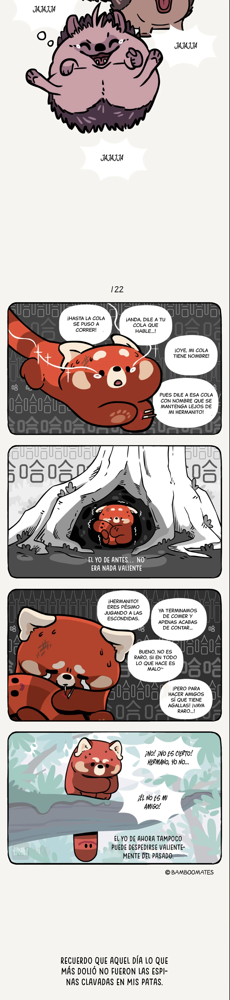 5 compañeros de bambu