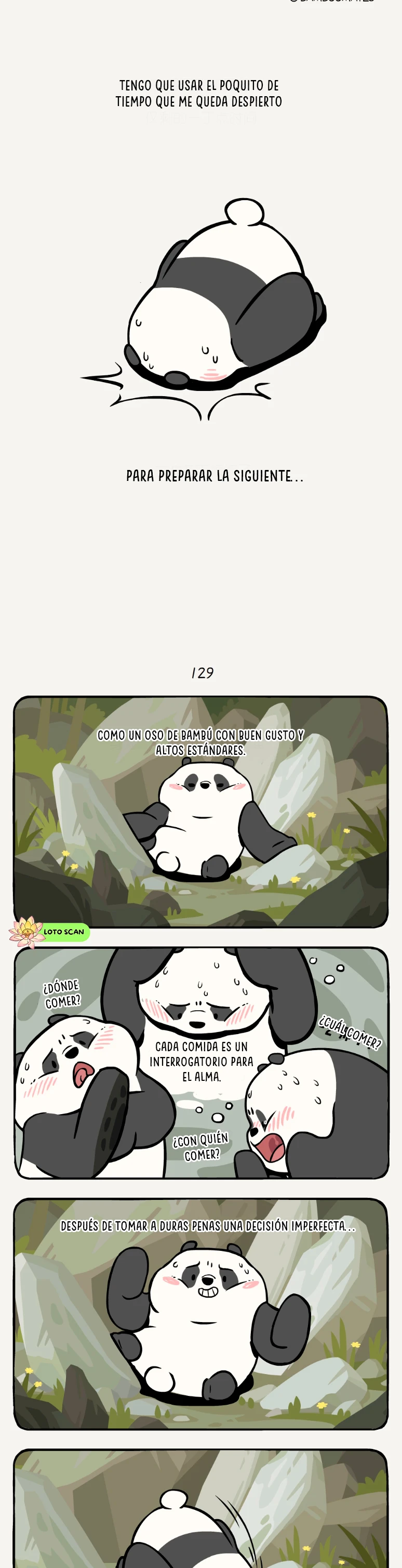 2 compañeros de bambu