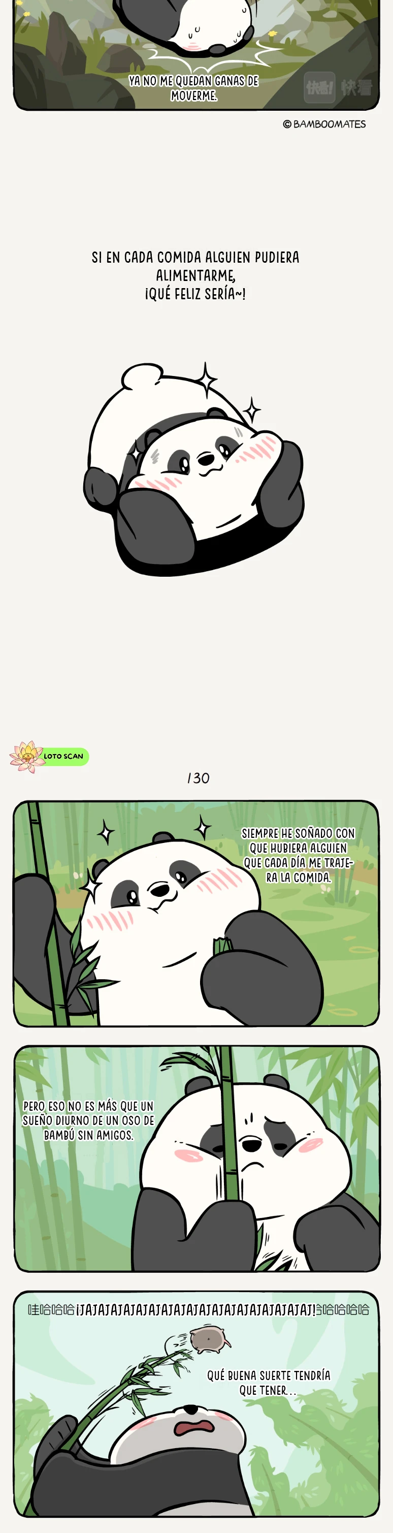 3 compañeros de bambu