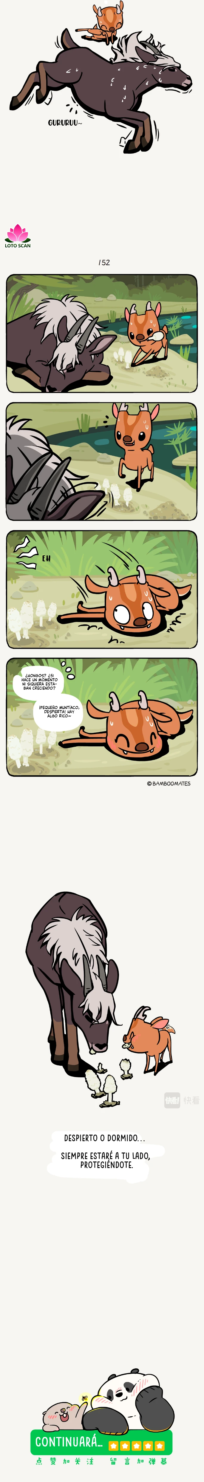 2 compañeros de bambu