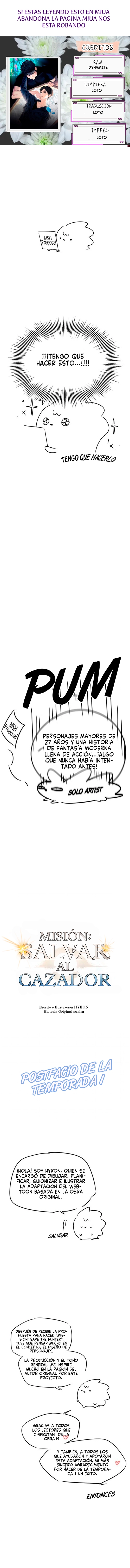 0 Mision salvar al cazador