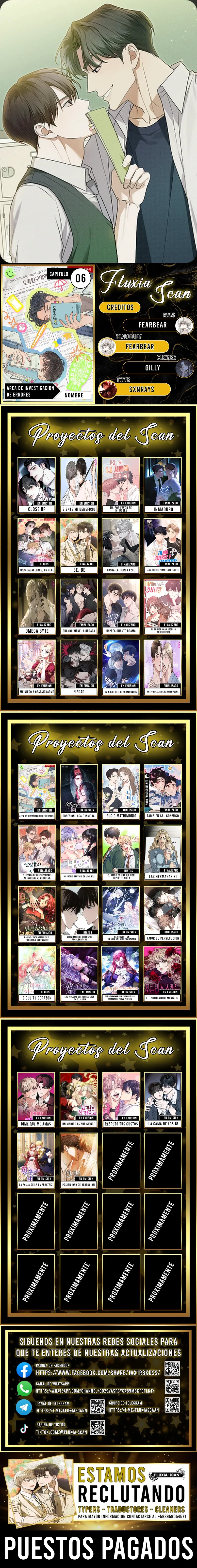 0 Área de investigación de errores