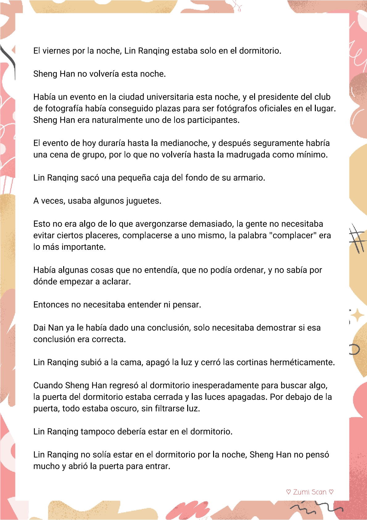 2 Soy hetero, pero mi compañero de cuarto travestido huele muy bien