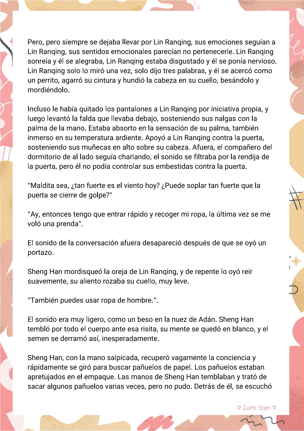 13 Soy hetero, pero mi compañero de cuarto travestido huele muy bien